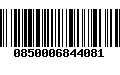 Código de Barras 0850006844081