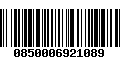 Código de Barras 0850006921089