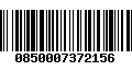 Código de Barras 0850007372156