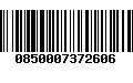 Código de Barras 0850007372606