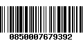 Código de Barras 0850007679392