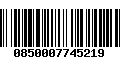 Código de Barras 0850007745219