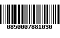 Código de Barras 0850007881030