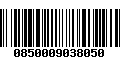 Código de Barras 0850009038050