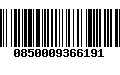 Código de Barras 0850009366191