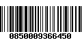 Código de Barras 0850009366450