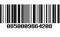 Código de Barras 0850009864208