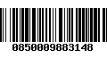 Código de Barras 0850009883148