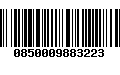 Código de Barras 0850009883223