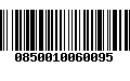 Código de Barras 0850010060095