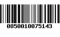 Código de Barras 0850010075143