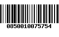 Código de Barras 0850010075754