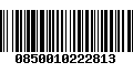 Código de Barras 0850010222813