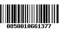 Código de Barras 0850010661377