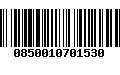 Código de Barras 0850010701530