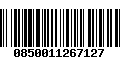 Código de Barras 0850011267127