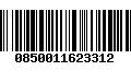 Código de Barras 0850011623312