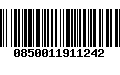 Código de Barras 0850011911242