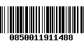 Código de Barras 0850011911488