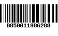 Código de Barras 0850011986288