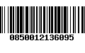 Código de Barras 0850012136095