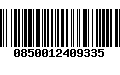 Código de Barras 0850012409335