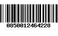 Código de Barras 0850012464228