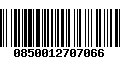 Código de Barras 0850012707066