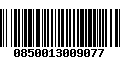 Código de Barras 0850013009077