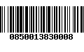 Código de Barras 0850013830008