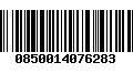 Código de Barras 0850014076283