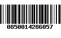 Código de Barras 0850014286057