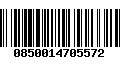 Código de Barras 0850014705572