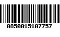 Código de Barras 0850015107757