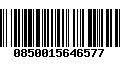 Código de Barras 0850015646577