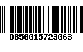 Código de Barras 0850015723063