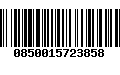 Código de Barras 0850015723858