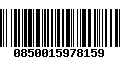 Código de Barras 0850015978159