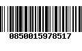 Código de Barras 0850015978517