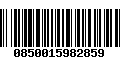 Código de Barras 0850015982859