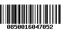 Código de Barras 0850016047052