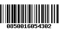 Código de Barras 0850016054302