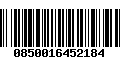 Código de Barras 0850016452184