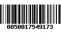 Código de Barras 0850017549173