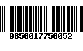 Código de Barras 0850017756052