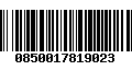 Código de Barras 0850017819023