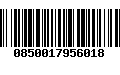 Código de Barras 0850017956018
