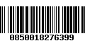 Código de Barras 0850018276399