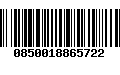 Código de Barras 0850018865722