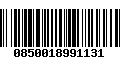 Código de Barras 0850018991131